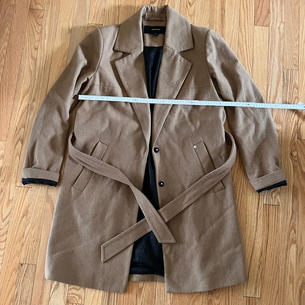 Belted Peacoat by Vero Moda
